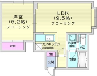 北３４条駅 徒歩11分 3階の物件間取画像